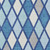 5' X 8' Navy Blue Sky Blue And Ivory Geometric Washable Indoor Outdoor Area Rug