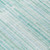 5' X 8' Turquoise And Pale Aqua Striped Washable Indoor Outdoor Area Rug