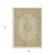 5' X 8' Ivory And Beige Medallion Washable Indoor Outdoor Area Rug - 880016754513