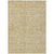 3' X 5' Gold Ivory And Beige Geometric Washable Indoor Outdoor Area Rug