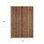 5' X 8' Rust Taupe And Gray Striped Washable Indoor Outdoor Area Rug