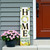 10" Green White And Yellow Solid Wood Home Sweet Home Porch Sign