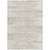 5' X 8' Ivory And Beige Striped Washable Indoor Outdoor Area Rug - 608219073534