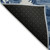 5' X 8' Navy Blue And Blue Abstract Washable Indoor Outdoor Area Rug