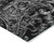 3' X 5' Black Gray And Charcoal Paisley Washable Indoor Outdoor Area Rug