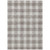 5' X 8' Taupe And Gray Plaid Washable Indoor Outdoor Area Rug