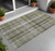 2' X 3' Gray Plaid Washable Non Skid Indoor Outdoor Area Rug