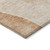 5' X 8' Terra Cotta Orange And Copper Abstract Washable Indoor Outdoor Area Rug