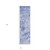 8' Runner Blue Abstract Washable Non Skid Indoor Outdoor Runner Rug Transitional Style - Blue Color