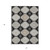 5' X 8' Black And Silver Floral Washable Indoor Outdoor Area Rug