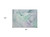 2' X 3' Blue and Gray Abstract Washable Non Skid Indoor Outdoor Area Rug