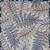 7' X 10' Navy Blue And Ivory Botanical Leaves Indoor Outdoor Area Rug