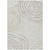 5' X 8' Ivory Beige And Khaki Abstract Washable Indoor Outdoor Area Rug