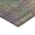 3' X 5' Plum Olive Green And Lavender Abstract Washable Indoor Outdoor Area Rug
