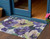 3' X 5' Purple And Lavender Floral Washable Indoor Outdoor Area Rug Transitional Style - Purple, Lavender Color