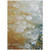 3' X 5' Orange Abstract Washable Indoor Outdoor Area Rug