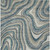 5' X 8' Teal Blue Gray And Taupe Abstract Washable Indoor Outdoor Area Rug