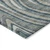 5' X 8' Teal Blue Gray And Taupe Abstract Washable Indoor Outdoor Area Rug