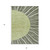 3' X 5' Olive Green And Artichoke Green Abstract Washable Indoor Outdoor Area Rug Transitional Style - Olive Green, Artichoke Green Color