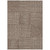 3' X 5' Brown And Ivory Geometric Washable Indoor Outdoor Area Rug Transitional Style - Brown, Ivory Color