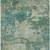 3' X 5' Teal Blue Beige And Denim Blue Abstract Washable Indoor Outdoor Area Rug