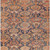 5' X 8' Terra Cotta And Charcoal Damask Washable Indoor Outdoor Area Rug