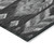 5' X 8' Black Charcoal And Silver Southwestern Washable Indoor Outdoor Area Rug