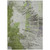 3' X 5' Olive Green Artichoke Green And Fern Green Abstract Washable Indoor Outdoor Area Rug