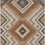 5' X 8' Copper Brown And Beige Tribal Washable Indoor Outdoor Area Rug