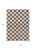 3' X 5' Brown And Ivory Polka Dot Washable Indoor Outdoor Area Rug