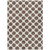 3' X 5' Brown And Ivory Polka Dot Washable Indoor Outdoor Area Rug
