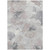 Taupe Floral Washable Indoor Outdoor Area Rug