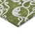 5' X 8' Green And Ivory Damask Washable Indoor Outdoor Area Rug