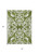 5' X 8' Green And Ivory Damask Washable Indoor Outdoor Area Rug