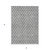 5' X 8' Gray And Ivory Geometric Washable Indoor Outdoor Area Rug Transitional Style - Gray, Ivory Color