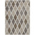 5' X 8' Beige Gray And Brown Geometric Washable Indoor Outdoor Area Rug