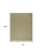 6' X 9' Green And Gold Abstract Indoor Outdoor Area Rug