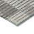 5' X 8' Beige Ivory And Taupe Striped Washable Indoor Outdoor Area Rug