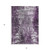 3' X 5' Eggplant Purple And Lavender Abstract Washable Indoor Outdoor Area Rug