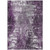 3' X 5' Eggplant Purple And Lavender Abstract Washable Indoor Outdoor Area Rug