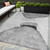 5' X 8' Gray and Black Abstract Washable Non Skid Indoor Outdoor Area Rug - Gray, Black