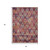 5' X 8' Rust Gold And Blush Aztec Washable Indoor Outdoor Area Rug