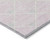 5' X 8' Pink Gray And Ivory Geometric Washable Indoor Outdoor Area Rug - Pink, Gray, Ivory