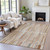 5' X 8' Rust And Ivory Striped Washable Indoor Outdoor Area Rug - 880016709223