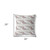 26" X 26" Grey And Pink Blown Seam Floral Indoor Outdoor Throw Pillow