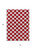 5' X 8' Red And Ivory Polka Dot Washable Indoor Outdoor Area Rug
