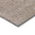 5' X 8' Copper And Beige Abstract Washable Indoor Outdoor Area Rug
