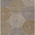 3' X 5' Taupe Beige And Green Geometric Washable Indoor Outdoor Area Rug