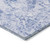5' X 8' Blue Abstract Washable Non Skid Indoor Outdoor Area Rug - 608219144708
