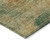 3' X 5' Terra Cotta Copper And Green Abstract Washable Indoor Outdoor Area Rug
